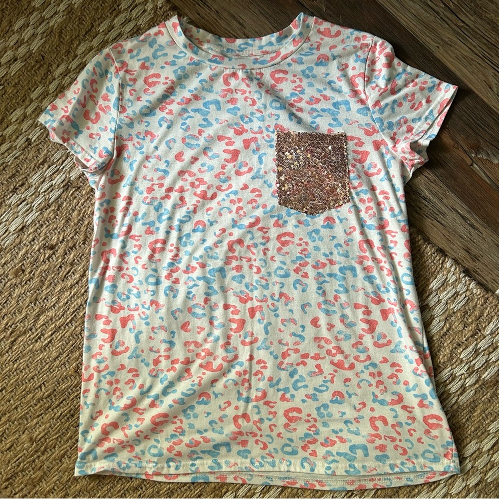 Sequin Pocket T-shirt